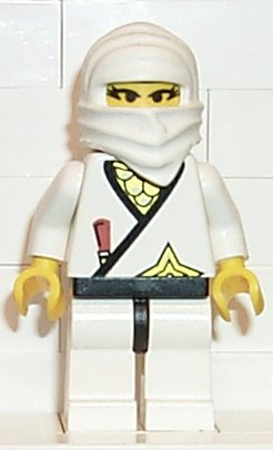lego 1999 mini figurine cas058 Ninja - Princess White 