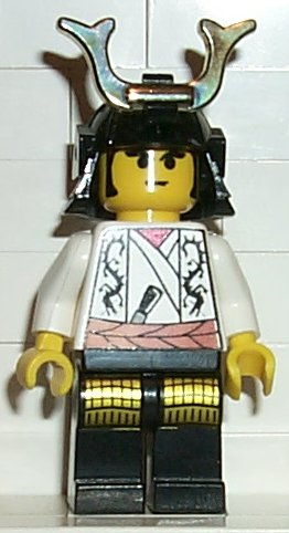 lego 2000 mini figurine cas206 Ninja - Shogun White 