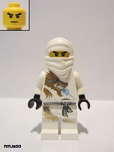 lego 2011 mini figurine njo0018 Zane DX Dragon eXtreme Suit 
