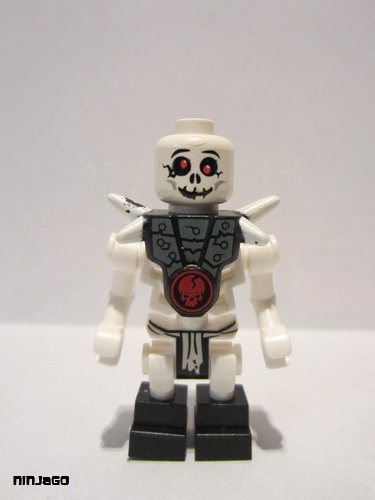 lego 2011 mini figurine njo0022 Bonezai Armor 