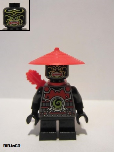 lego 2013 mini figurine njo0072 Scout Yellow Face Markings 
