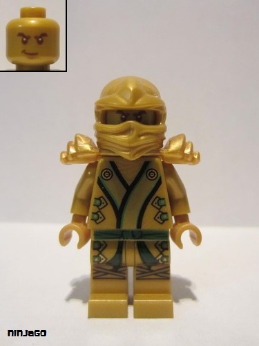lego 2013 mini figurine njo0073 Lloyd Golden Ninja 