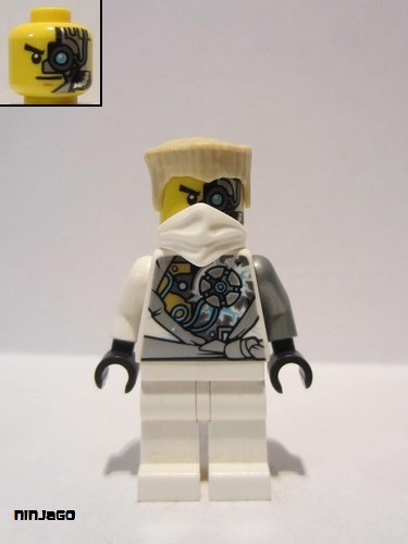 lego 2014 mini figurine njo0085 Zane Battle-Damage 
