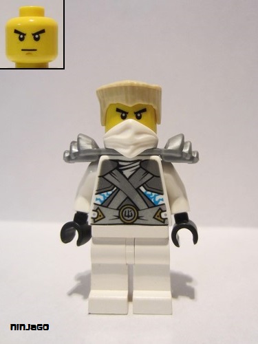 lego 2014 mini figurine njo0106 Zane Stone Warrior Armor - Rebooted 