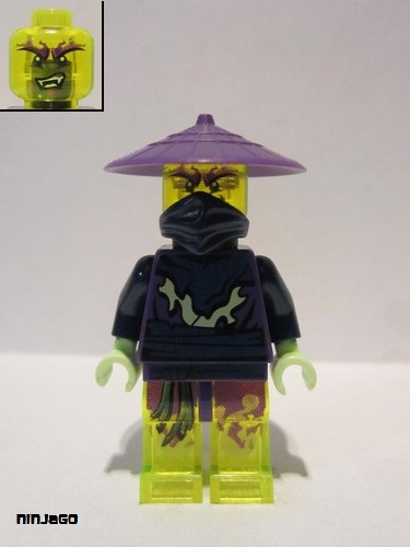 lego 2015 mini figurine njo0156 Ghost Warrior Cowler Scabbard 