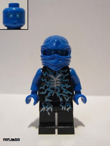 lego 2015 mini figurine njo0160 Jay Airjitzu 
