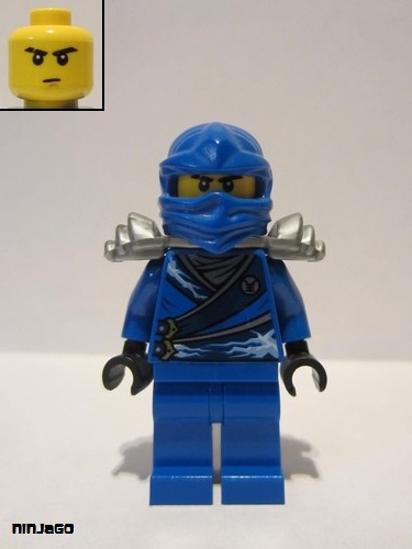 lego 2015 mini figurine njo162 Jay Rebooted with Silver Armor 