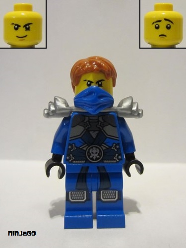 lego 2016 mini figurine njo0232 Jay Rebooted with Stone Armor 