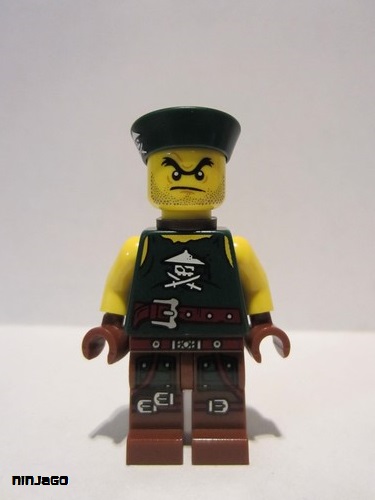 lego 2016 mini figurine njo230 Sky Pirate Foot Soldier With Scabbard 