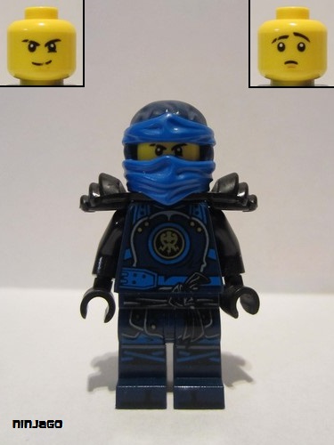 lego 2017 mini figurine njo0282 Jay Hands of Time, Black Armor 