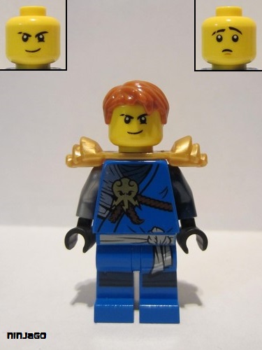 lego 2017 mini figurine njo0287 Jay Pearl Gold Armor 