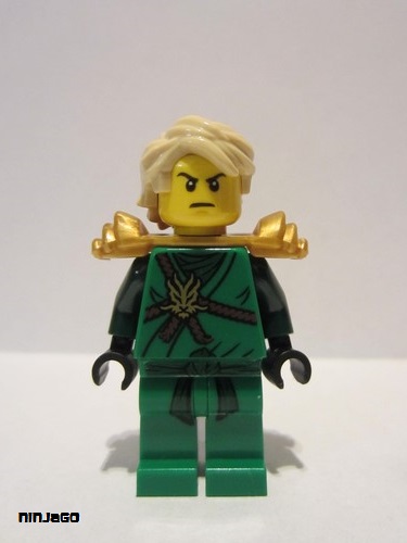 lego 2017 mini figurine njo0307 Lloyd Armor, Hair 