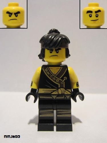 lego 2017 mini figurine njo0323 Cole Arms with Cuffs, Hair 