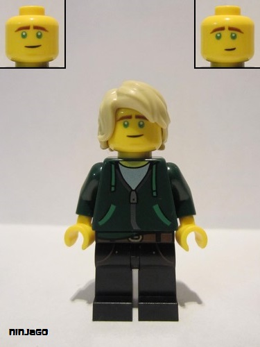 lego 2017 mini figurine njo0338 Lloyd Garmadon Hair, Hoodie High School Outfit 