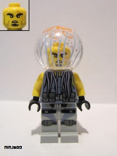 lego 2017 mini figurine njo0367 Jelly Black Goatee 