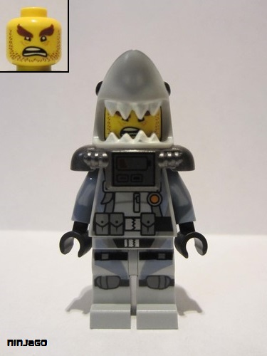 lego 2017 mini figurine njo361 Shark Army Great White