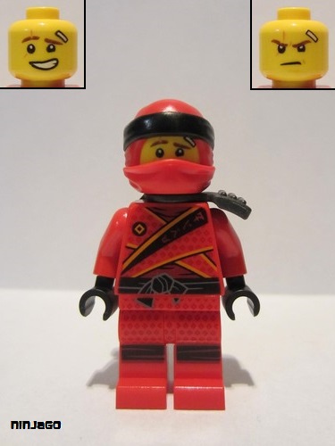 lego 2018 mini figurine njo0391a Kai Sons of Garmadon (without Asian Symbol on Wrap) 