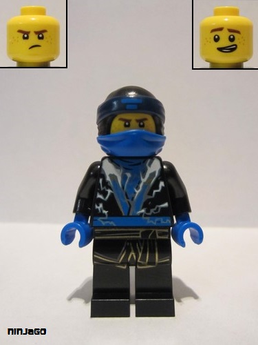 lego 2018 mini figurine njo0407 Jay Spinjitzu Masters - Sons of Garmadon 