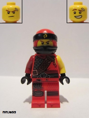 lego 2018 mini figurine njo0469 Kai Hunted, No Side-Scabbard 