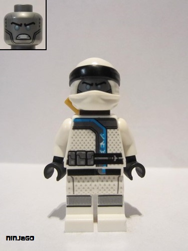 lego 2018 mini figurine njo0471 Zane Clip and Harpoon on Back - Sons of Garmadon 