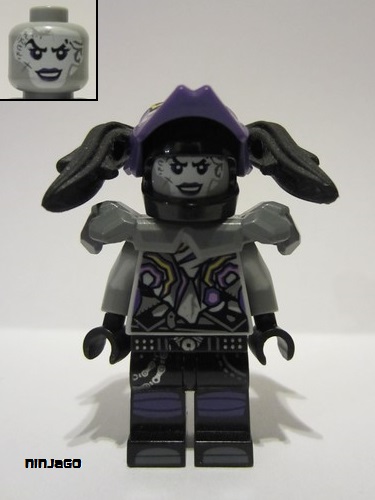 lego 2018 mini figurine njo397 Ultra Violet Oni Mask of Hatred 