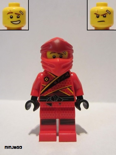 lego 2019 mini figurine njo0513 Kai Dark Red Diamonds Tunic 