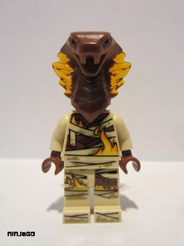 lego 2019 mini figurine njo0552 Pyro Slayer With Neck Bracket 