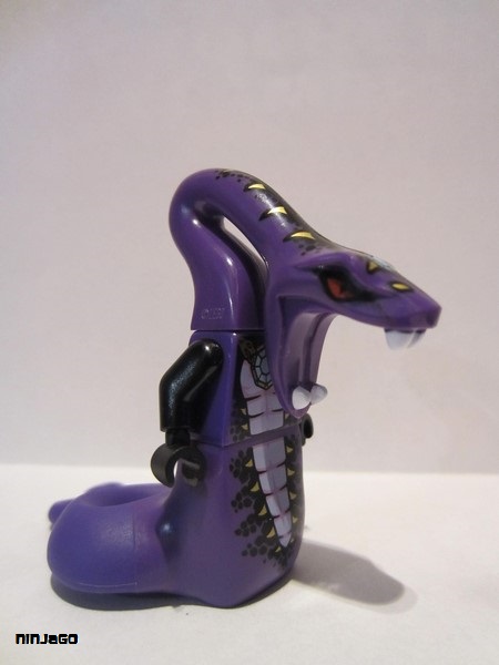 lego 2019 mini figurine njo506 Pythor P. Chumsworth Purple 