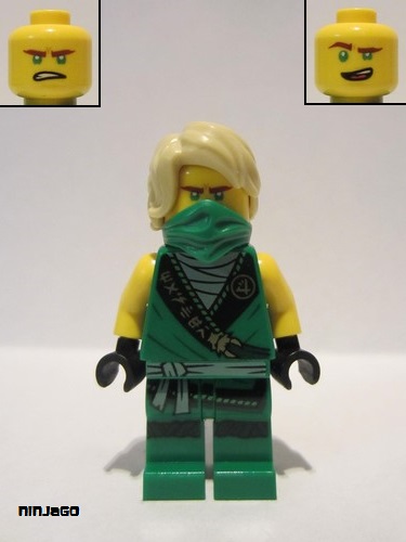 lego 2020 mini figurine njo0574a Lloyd Rebooted, 'MASTER' Torso 