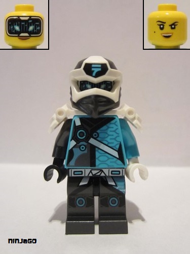 lego 2020 mini figurine njo0586 Digi Nya Shoulder Armor with Scabbard 
