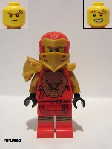 lego 2020 mini figurine njo0605 Kai Hero Clip on Back 