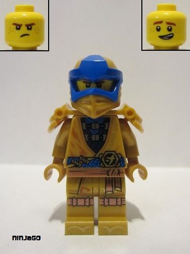 lego 2021 mini figurine njo0634 Jay Legacy, Pearl Gold Robe 