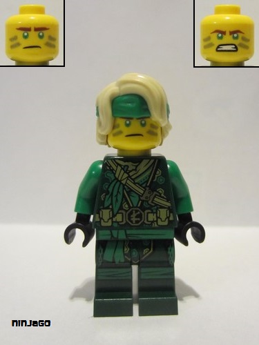 lego 2021 mini figurine njo0681 Lloyd The Island, Hair with Bandana 