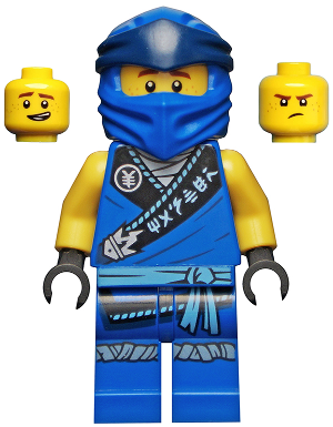 lego 2021 mini figurine njo0688 Jay Legacy, Rebooted, 'MASTER' Torso and Wrap 