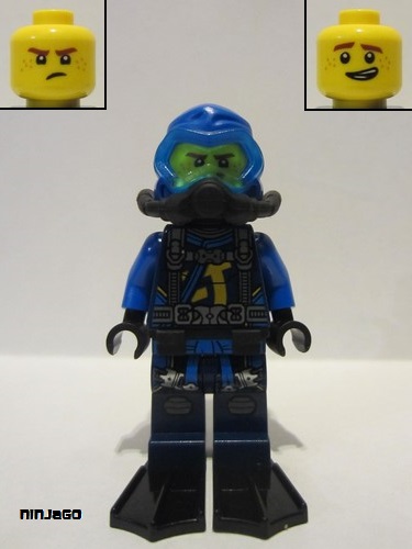 lego 2021 mini figurine njo0701 Jay Scuba Gear 