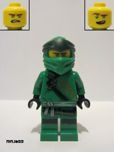 lego 2021 mini figurine njo0708 Lloyd Legacy, Light Bluish Gray Sash 