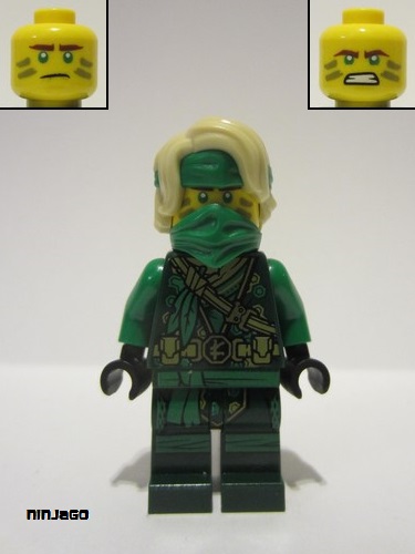 lego 2021 mini figurine njo0711 Lloyd The Island, Mask and Hair with Bandana 