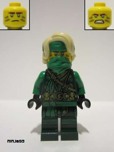 lego 2021 mini figurine njo711 Lloyd The Island, Mask and Hair with Bandana 