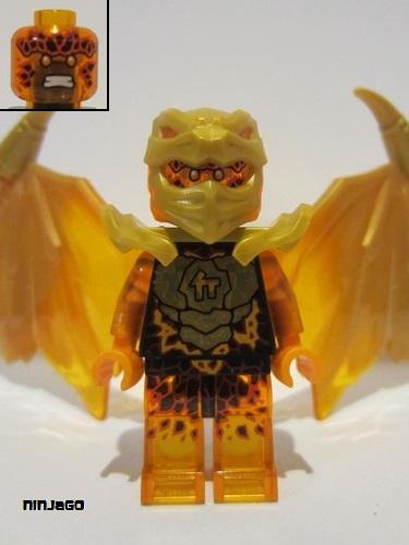 lego 2022 mini figurine njo781 Cole Golden Dragon 