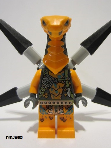 lego 2023 mini figurine njo0849 Viper Flyer Light Bluish Gray Bar Holders 