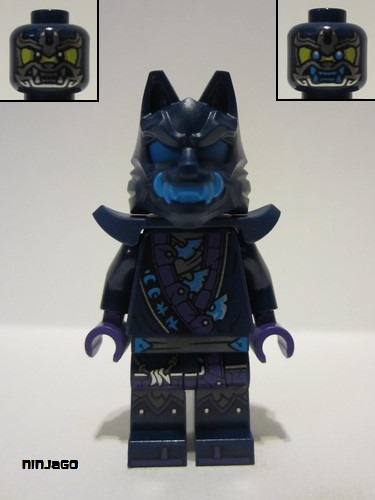 lego 2024 mini figurine njo0851 Wolf Mask Warrior / Wolf Mask Claw Warrior
