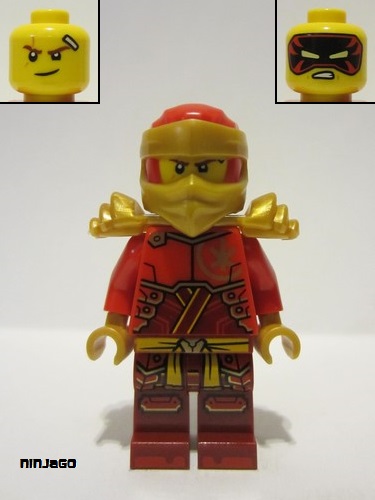 lego 2024 mini figurine njo0864 Kai Head Wrap, Shoulder Armor 