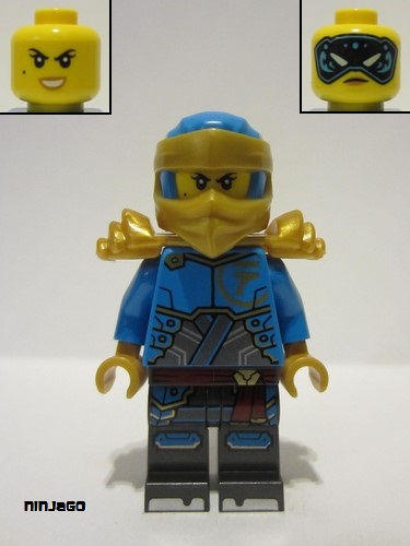 lego 2024 mini figurine njo0865 Nya Dragons Rising, Head Wrap, Shoulder Armor 