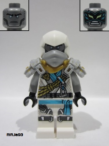 lego 2024 mini figurine njo0875 Zane Climber, Shoulder Armor 