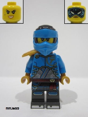 lego 2024 mini figurine njo0885 Nya Head Wrap, Shoulder Pad 