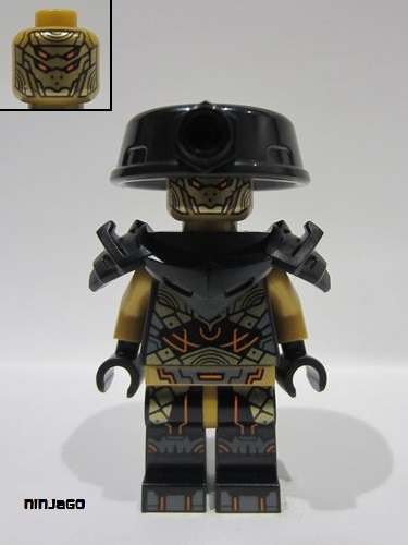 lego 2024 mini figurine njo0887 Imperium Guard Commander Pearl Gold Head 