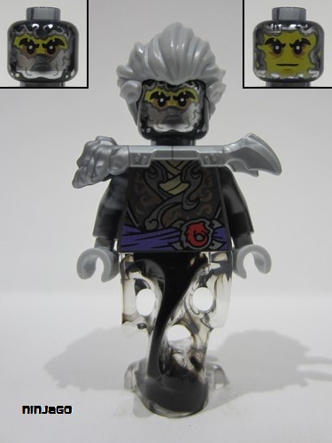 lego 2024 mini figurine njo0901 Cinder Ghost Legs, Claw Shoulder Armor 
