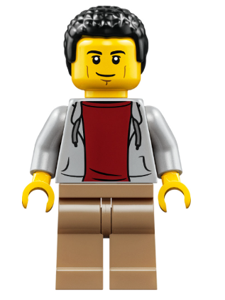 lego 2025 mini figurine njo0950 Restaurant Worker  