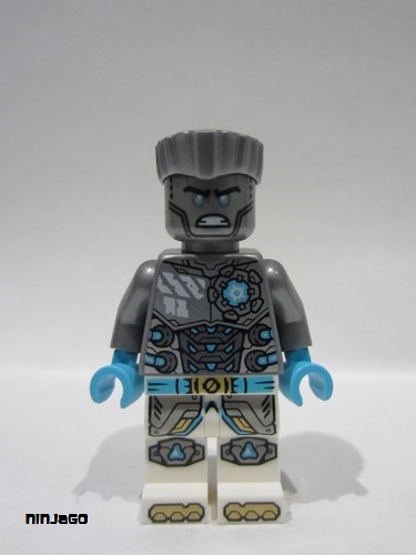 lego 2025 mini figurine njo922 Zane Flat Silver Torso 