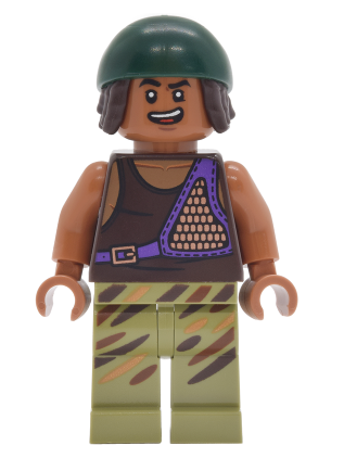 lego 2026 mini figurine op030 Usopp Dark Green Bandana, Olive Green Legs 